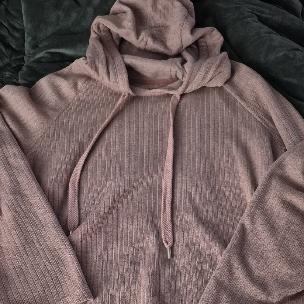 Women's Ribbed Hoodie Sweater